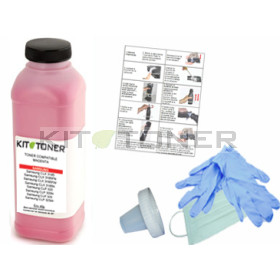 HP CF403A - Kit de recharge toner compatible magenta 201X