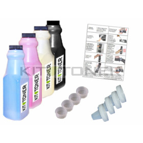 Konica 1710517008, 1710517006, 1710517007, 1710517005 - Kit de recharge toner compatible 4 couleurs