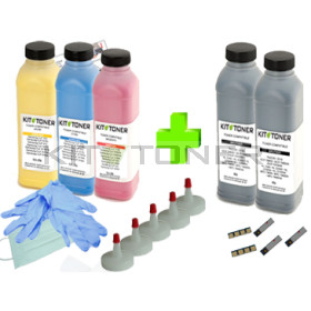 Samsung CLTP4072C - Pack de 5 kits de recharge toner compatibles