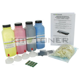 Samsung CLTC406S, CLTY406S, CLTM406S, CLTK406S - Kit de recharge toner compatible 4 couleurs