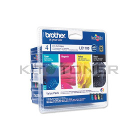 Brother LC1100VALBP - Pack de 4 cartouches d'encre LC1100VALBP