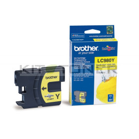 Brother LC980Y - Cartouche d'encre d'origine jaune