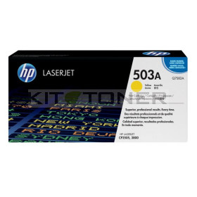 HP Q7582A - Cartouche de toner d'origine jaune