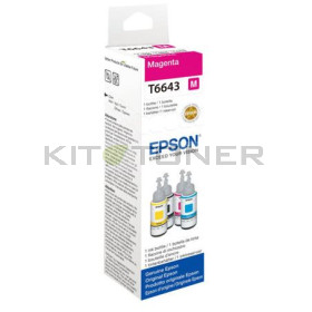 Epson T6643 - Recharge d'encre magenta originale