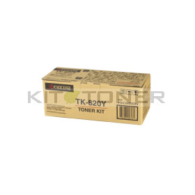 Kyocera TK820Y - Cartouche de toner jaune original