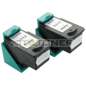 Canon CL513, PG512 - Pack de 2 cartouches d'encre compatibles