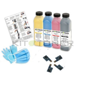 Samsung CLTC404S, CLTY404S, CLTM404S, CLTK404S - Kit de recharge toner compatible 4 couleurs