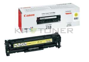 Canon 2659B002 - Cartouche toner d'origine jaune 718