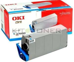 Oki 41963007 - Cartouche de toner cyan d'origine