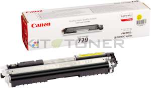 Canon 4367B002 - Cartouche de toner jaune d'origine 729