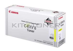 Canon 7626A002 - Cartouche toner d'origine jaune CEXV8