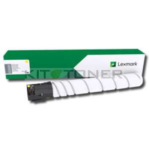 Lexmark 76C00Y0 - Cartouche de toner jaune de marque