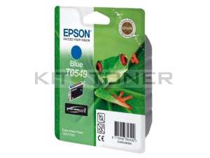 Epson C13T05494010 - Cartouche d'encre bleu originale T0549