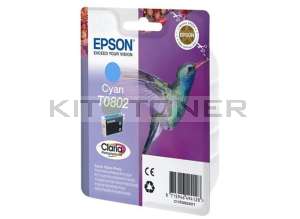 Epson C13T08024011 - Cartouche d'encre Epson Claria cyan T0802