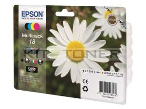 Epson C13T18064010 - Pack de 4 cartouches encre Epson T1806