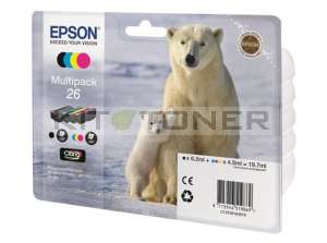 Epson C13T26164010 - Pack de 4 cartouches encre Epson 26