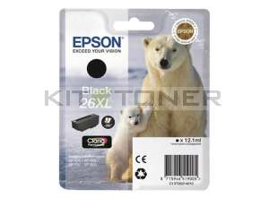 Epson C13T26214010 - Cartouche d'encre noire d'origine T2621