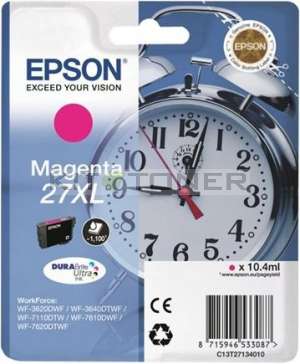 Epson C13T27134010 - Cartouche d'encre magenta d'origine Epson 27XL