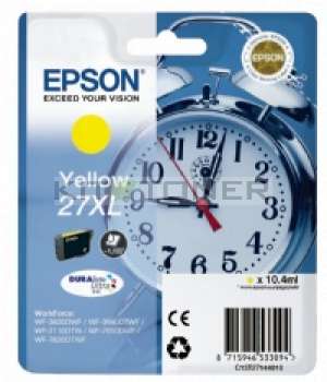 Epson C13T27144010 - Cartouche d'encre jaune d'origine Epson 27XL