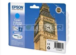 Epson C13T70324010 - Cartouche d'encre cyan Epson T7032