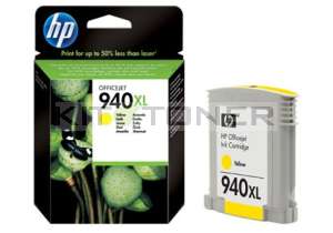 HP C4909AE - Cartouche d'encre jaune originale 940XL