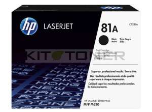 Cartouche HP CF281A - Toner noir de marque 81A