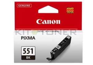 Canon CLI551BK - Cartouche d'encre noire Photo de marque 6508B001