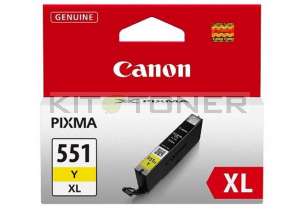 Canon CLI551Y XL - Cartouche d'encre jaune de marque 6446B001