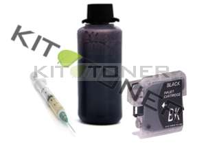 Brother LC1240BK - Kit cartouche rechargeable compatible noire