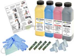 Xerox 106R01594, 106R01596, 106R01595, 106R01597 - Kit de recharge toner compatible 4 couleurs