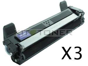 Brother TN1050 - Pack de 3 cartouches de toner compatibles