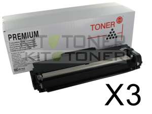 Brother TN2320 - Pack de 3 cartouches de toner compatibles