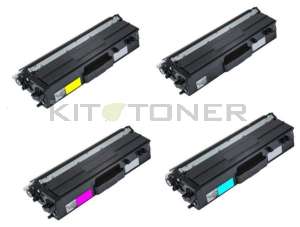 Brother TN423C, TN423Y, TN423M, TN423K - Pack de 4 toners compatibles 4 couleurs