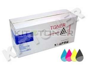 Epson S050100, S050098, S050097, S050099 - Pack de 4 toners compatibles (Noir, Cyan, Magenta, Jaune)