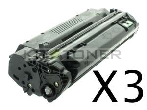 HP Q2613X - Pack de 3 cartouches de toner compatibles 13X