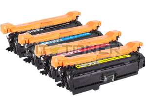 HP CE400X, CE403A, CE402A, CE401A - Pack de 4 toners compatibles 4 couleurs 507A