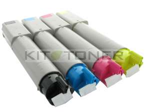 Oki 43459330, 43459329, 43459331, 42127407 - Pack de 4 toners compatibles 4 couleurs
