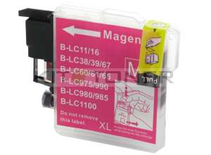 Brother LC1100M - Cartouche d'encre compatible magenta