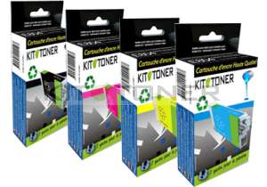 HP C2P23AE, C2P24AE, C2P25AE, C2P26AE - Pack de 4 cartouches d'encre compatibles 935XL