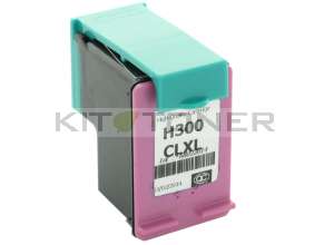HP CC644EE - Cartouche d'encre compatible couleur 300 XL