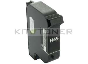 HP 51645A - Cartouche d'encre compatible noire 45