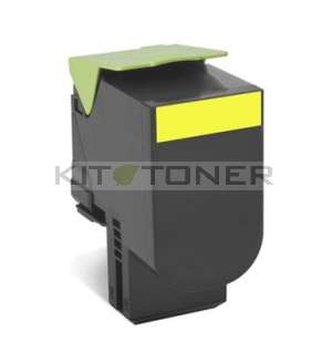 Lexmark 70C2HY0 - Cartouche toner compatible jaune