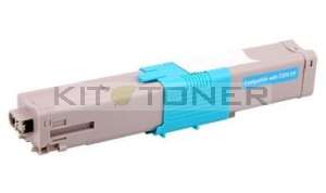 Oki 44469706 - Cartouche de toner compatible cyan