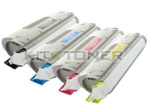 Oki 44318608, 44318606, 44318605, 44318607 - Pack de 4 toners compatibles 4 couleurs