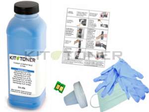 Canon 9423A004 - Kit de recharge toner compatible cyan 707