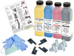 Dell 59310258 , 59310261, 59310260, 59310259 - Kit de recharge toner compatible 4 couleurs