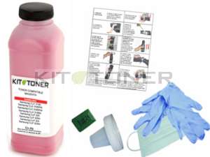 Oki 43865722 - Kit de recharge toner compatible Magenta