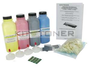 Samsung CLTC406S, CLTY406S, CLTM406S, CLTK406S - Kit de recharge toner compatible 4 couleurs