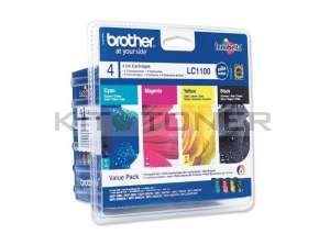 Brother LC1100VALBP - Pack de 4 cartouches d'encre LC1100VALBP