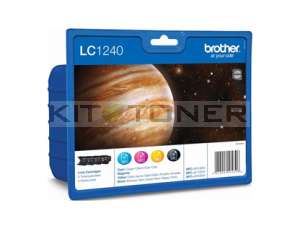 Brother LC1240VALBP - Pack de 4 cartouches d'encre LC1240VALBP